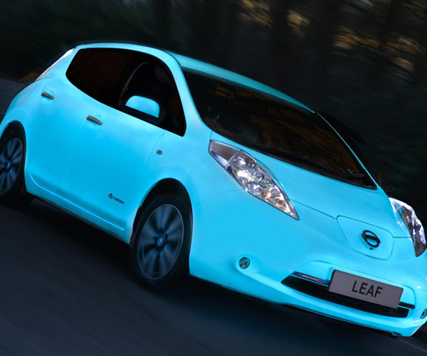 Nissan LEAF Is Cooler with Glow-in-the-Dark Paint
