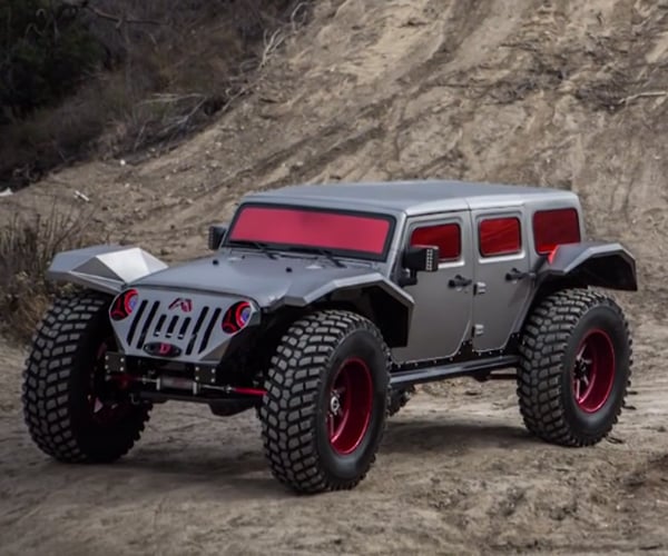 Monster Truck Meets Jeep Wrangler: Fab Fours Legend