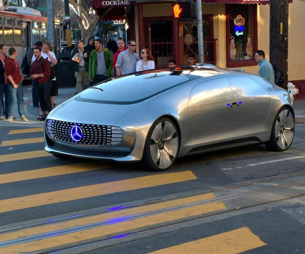 Mercedes-Benz Autonomous Concept Spotted in SF