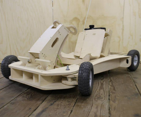 PlyFly Flat Pack Plywood Go-Kart