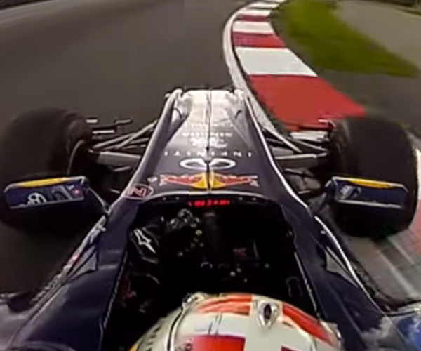 360-degree View of a Red Bull F1 Test Run