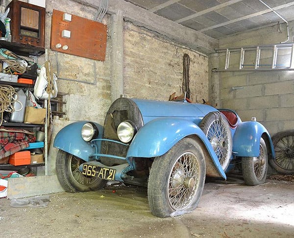 Rare 1925 Barn Find Bugatti Hits the Auction Block