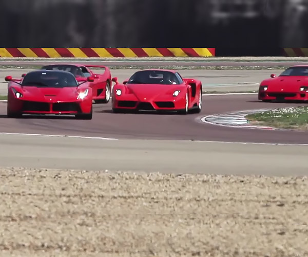 Ferrari Test Driver Got to Play With ALL the Hypercars