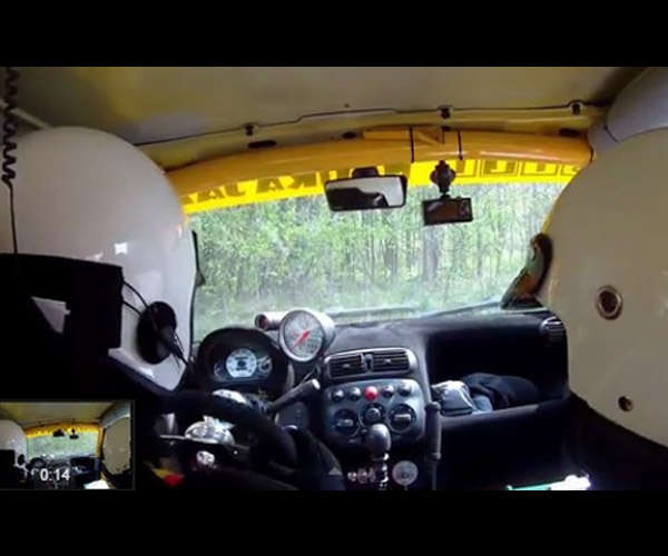 Rally Drivers Don't Need no Stinkin' Steering Wheel