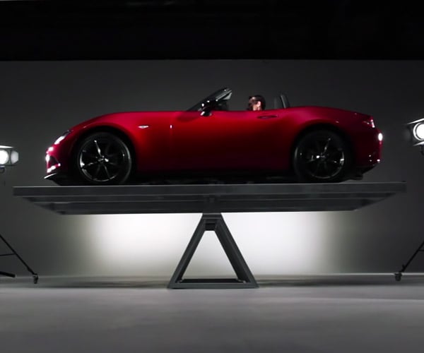 Mazda Demos 2016 MX-5's 50/50 Weight Balance