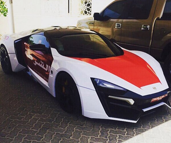 Abu Dhabi Police Get Lykan HyperSport Patrol Car