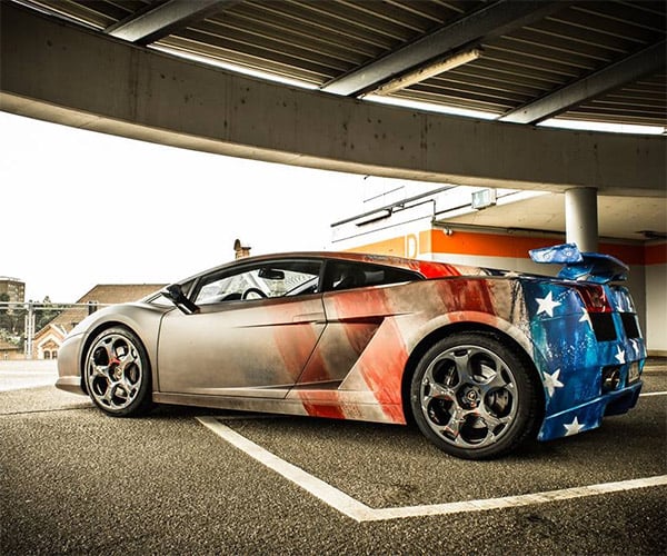 Lambo Gets a Tricky Captain America Treatment