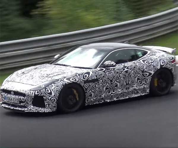 Watch the Jaguar F-Type SVR Zoom Around the Ring