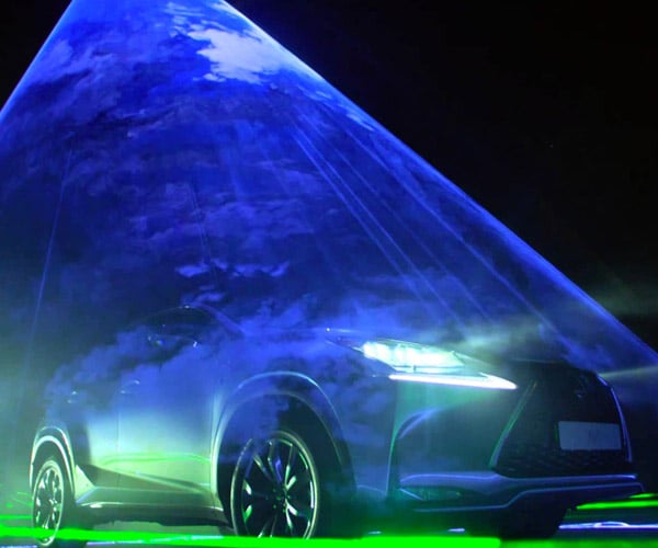 will.i.am and Lexus Play Music with Lasers and Cars