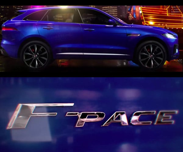 Jaguar F-Pace Shown without Camouflage