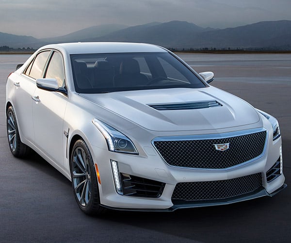 Cadillac CTS-V and ATS-V Crystal White Frost Editions Matte-r