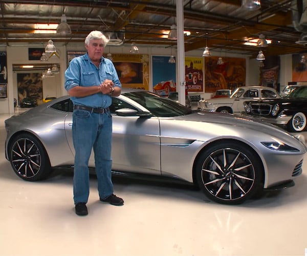 Jay Leno Goes Hands-on with Bond's Aston Martin DB10