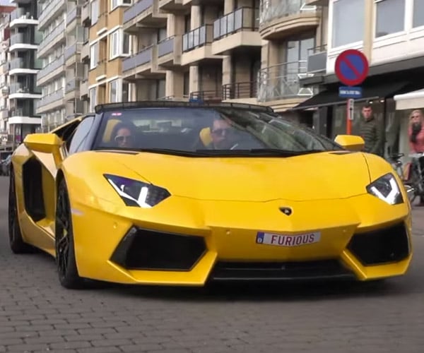 Watch a Parade of 140 Supercars