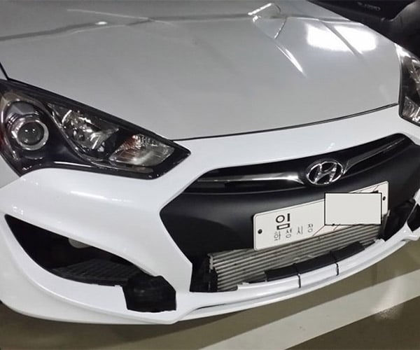 Hyundai Genesis Coupe Packing 3.3L Twin-Turbo Spied in Korea