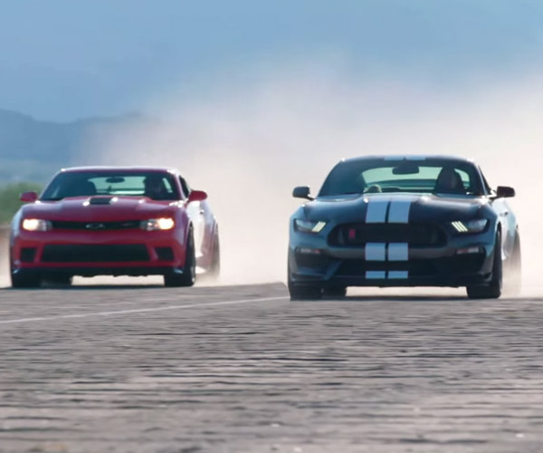 2016 Shelby GT350R and 2015 Camaro Z/28 Go Head to Head