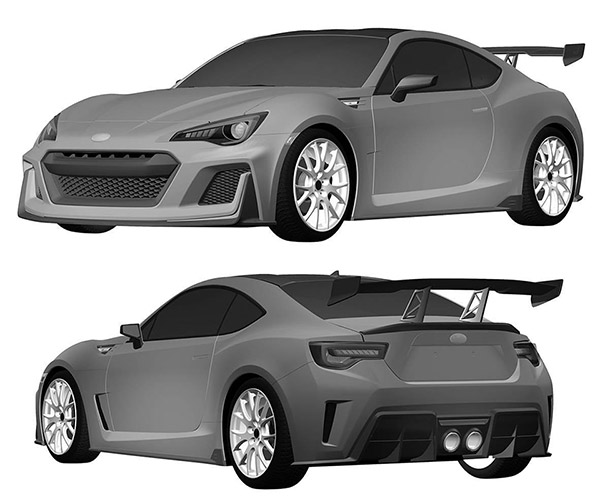 Toyota Patents Design Based on BRZ STI