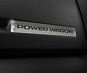 2017 Ram Power Wagon interior badge