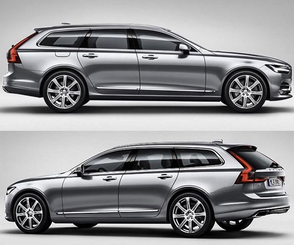 2016 Volvo V90 Wagon Leaks Looking Long, Lean, and Sexy