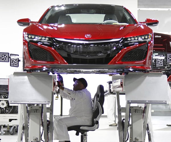 Acura to Kick off Serial Production of New NSX in Late April