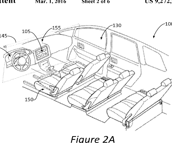Ford Patent App Shows Movie Screen for Autonomous Cars
