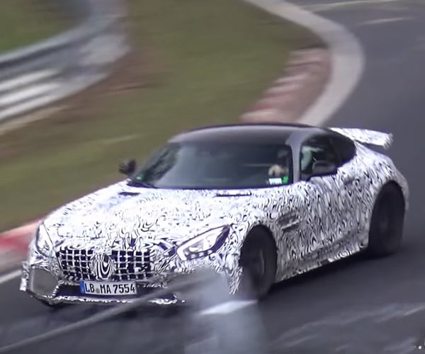 Mercedes-AMG GT R Spied Pushing Hard at the Nürburgring