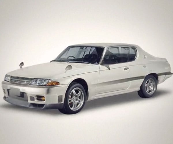 The History of the Nissan GT-R in a Single Animation