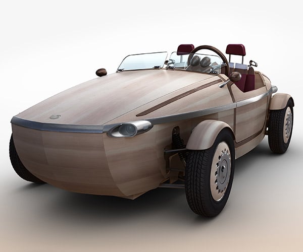 Wooden Toyota Setsuna Concept: The Dutch Shoe EV