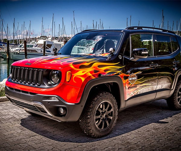 Jeep Renegade Hell's Revenge is a Flamed-out Tiny Off-Roader