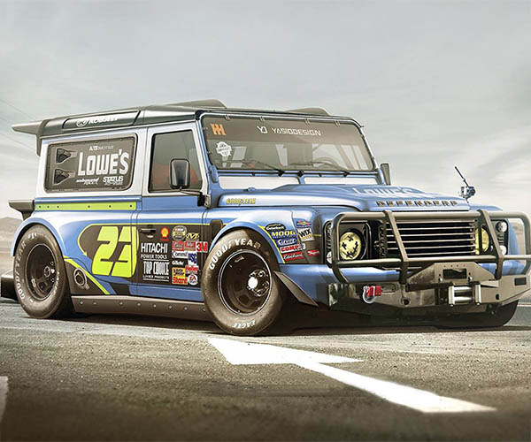 Land Rover Defender NASCAR Concept