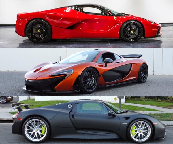 McLaren P1, Ferrari LaFerrari, Porsche 918 Spyder – All on eBay