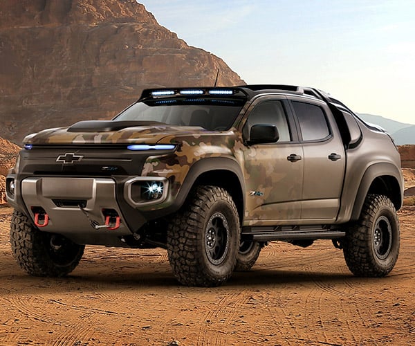 Chevrolet Colorado ZH2 Is the Fuel-cell Army Truck of our Dreams