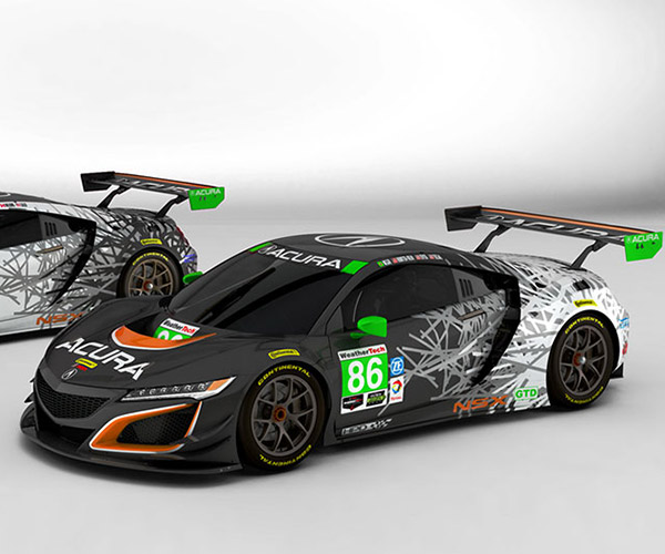 Acura NSX GT3 Race Liveries Looks Sweet