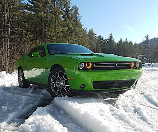 Dashing Through the Snow in the AWD Dodge Challenger GT