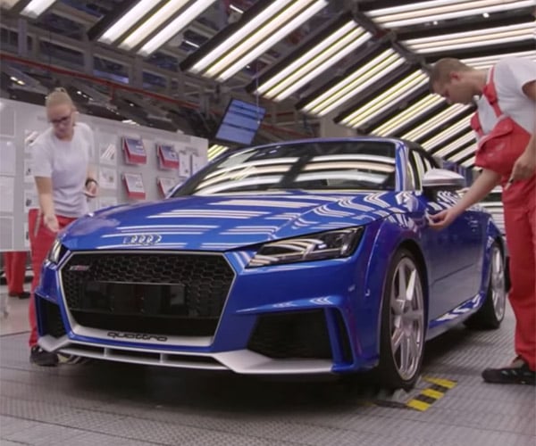 Let's Go Inside the Audi TT RS Coupe Assembly Line