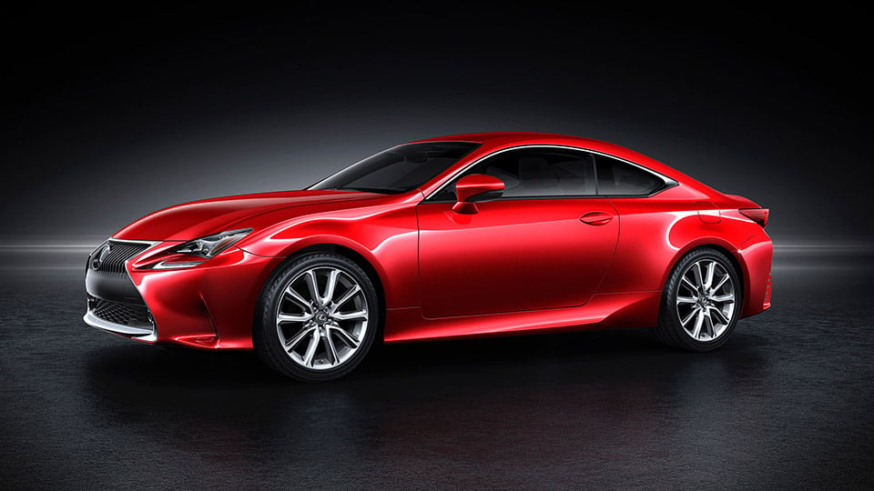 Lexus to Launch RC 350 Coupe in Luminous Red