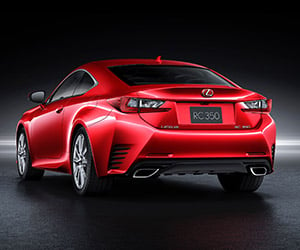 Lexus to Launch RC 350 Coupe in Luminous Red