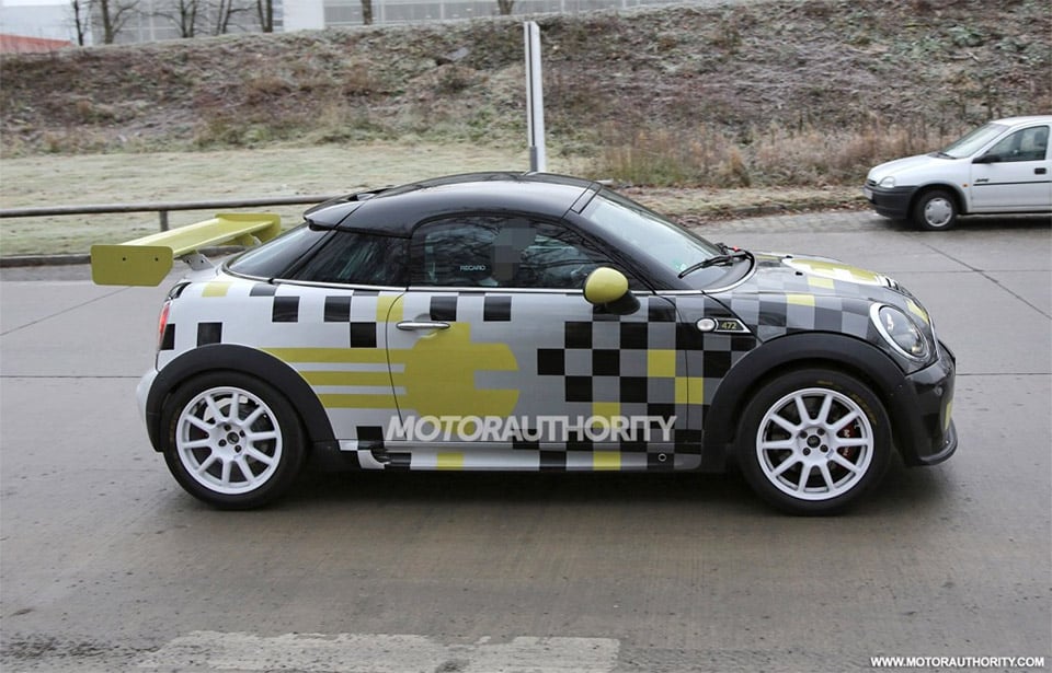 MINI E Coupe Electric Car Spotted on the Streets