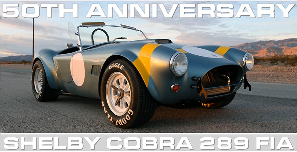 Shelby Announces 50th Anniversary Shelby Cobra