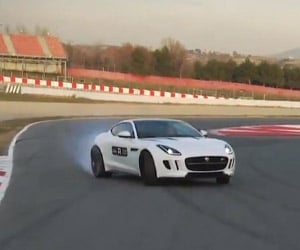 2015 Jaguar F-Type Coupe R Hits the Track
