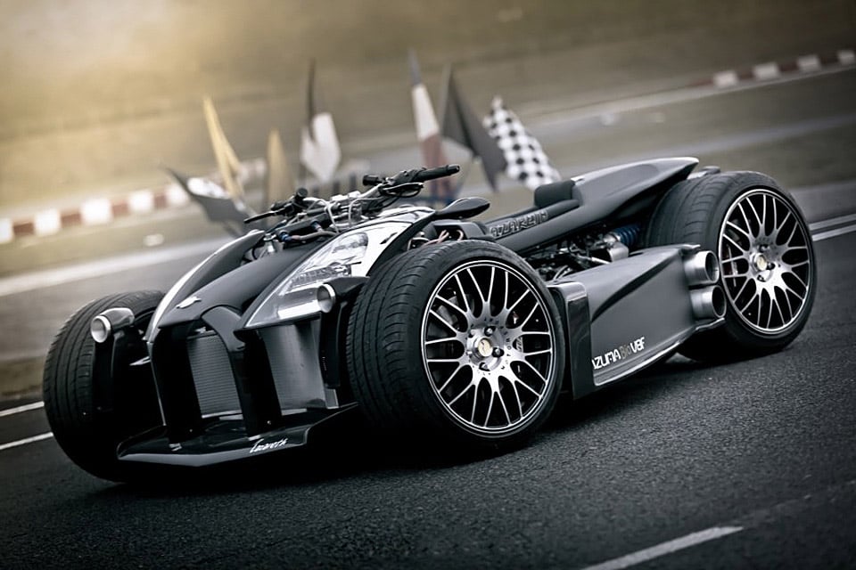 Wazuma V8F: a Quad Bike Powered by a Ferrari V8