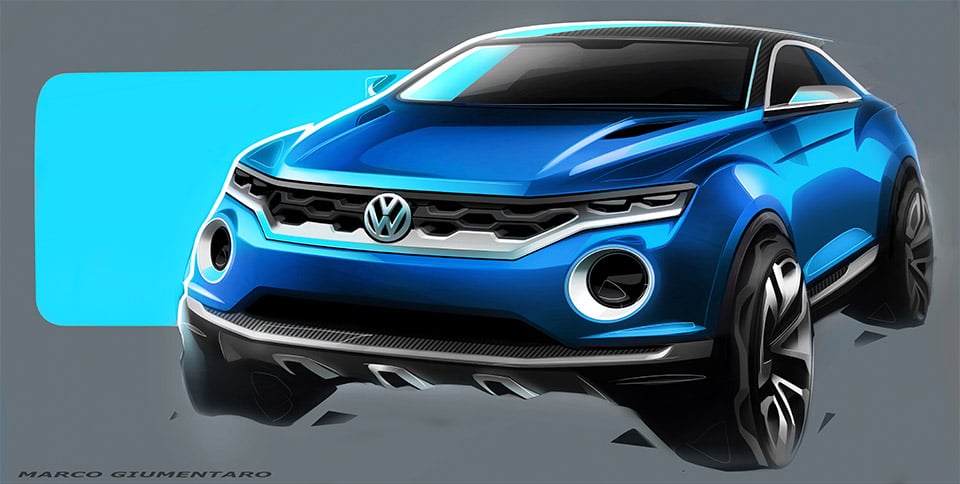 Volkswagen T-ROC Concept Headed to Geneva