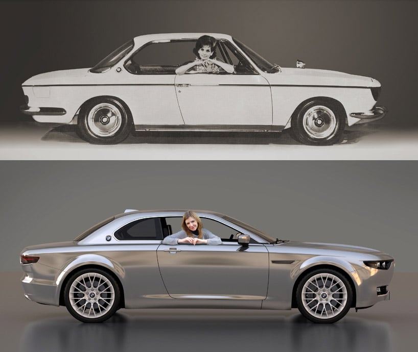 BMW CS Vintage Concept Recalls 1960s Design