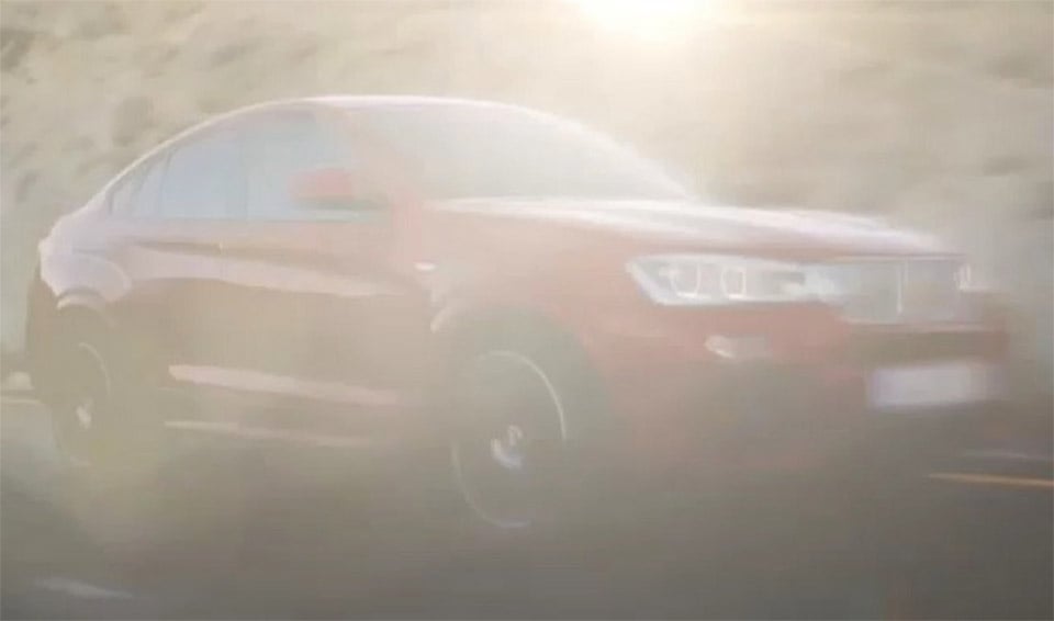 BMW X4 Teased, Barely Visible in Instagram Video