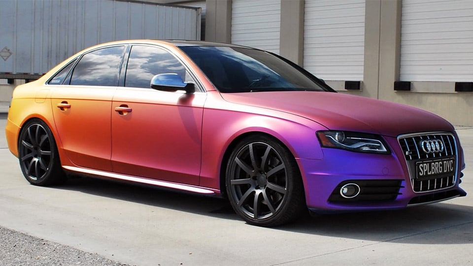 Color-Changing Plasti Dip Creates Chameleon Car