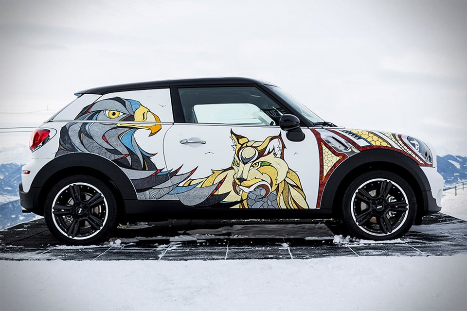 MINI Paceman Embellished with Snow Beasts