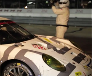 Porsche Pit Crew Winning the 12-Hours of Sebring