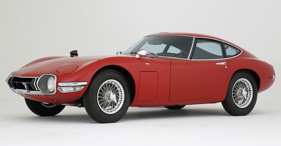 Rare Red Toyota 2000GT up for Sale