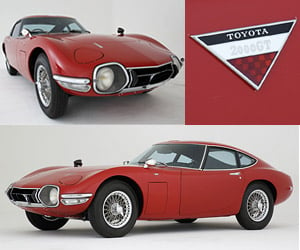 Rare Red Toyota 2000GT up for Sale