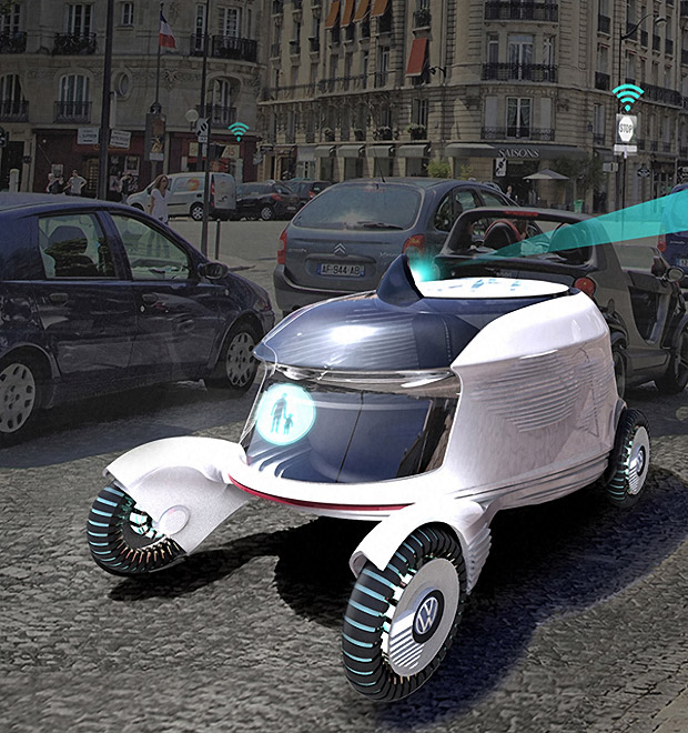 DOMI Concept Car: Work and Sleep on the Road