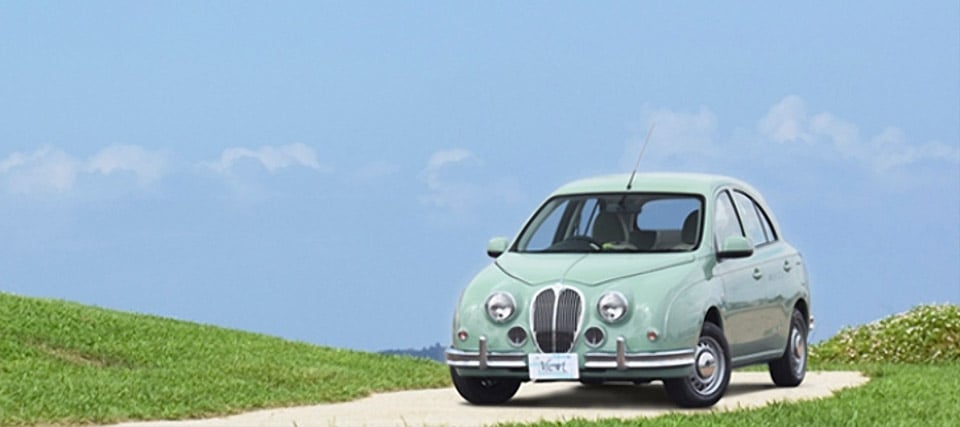 Mitsuoka Viewt Haru: Classic Jag + Nissan Micra